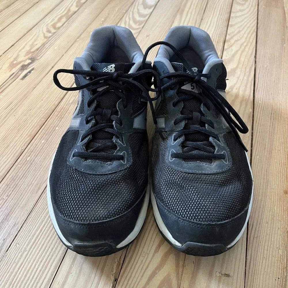 New Balance 517 Cross Training Shoes Mens 13 4E Black Silver MX517BG1 ABZORB
